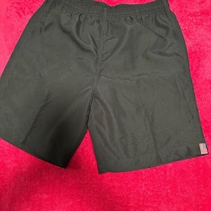 Weekenders Black Athletic Shorts Lightweight Elastic Waist